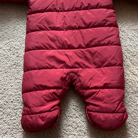 Jordan Vibrant Red Apparel Jordan Jumpman baby's red puffer snowsuit 9M winter - Picture 10 of 11